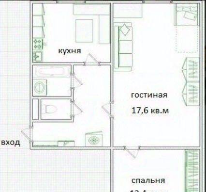 квартира г Люберцы пр-кт Октябрьский 403к/8 Томилино фото 2