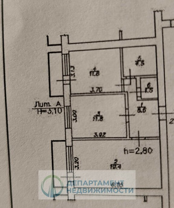квартира г Краснодар р-н Прикубанский ул Вологодская 20 фото 1