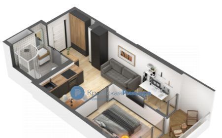 квартира г Ялта пгт Кацивели ул Академика В.В. Шулейкина 8 фото 2