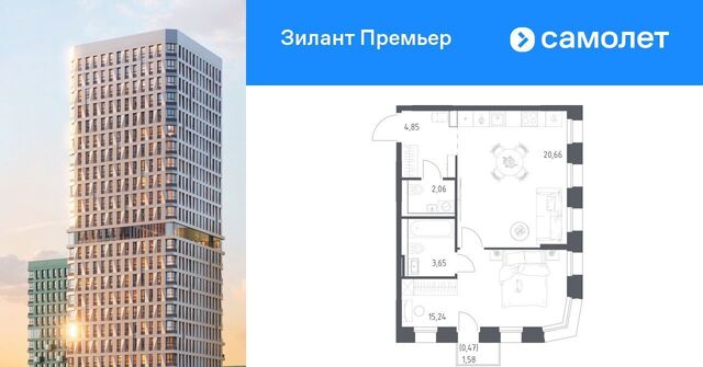квартира метро Горки р-н Советский ЖК «Зилант Премьер» фото