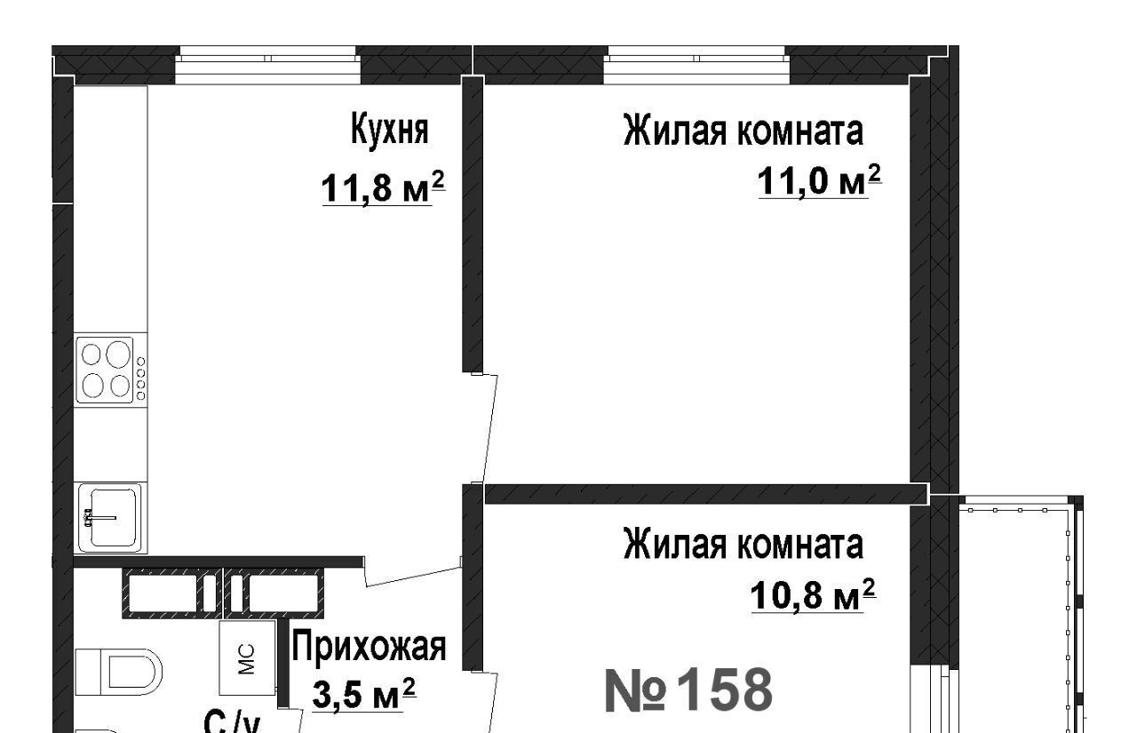 квартира г Нижний Новгород Парк культуры Торпедо жилой комплекс фото 1