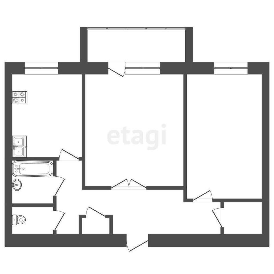 квартира г Якутск ул Чернышевского 14/2 фото 1