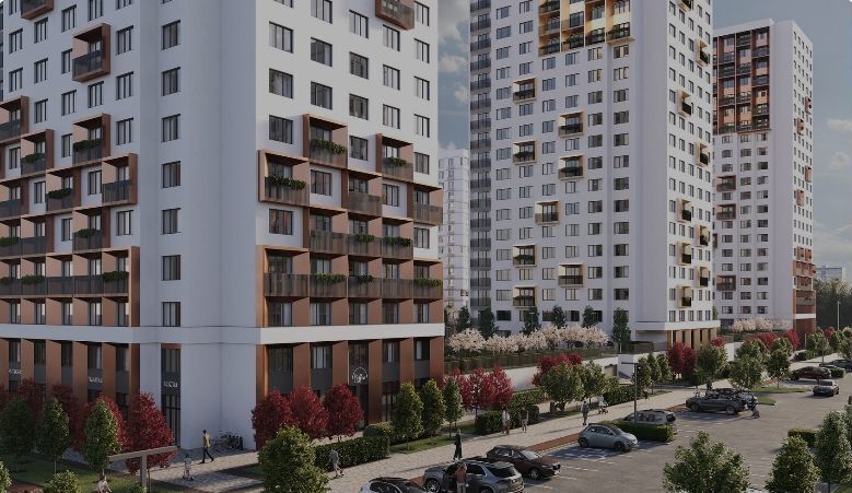 квартира г Тюмень р-н Калининский ул Ильи Кургузова 14 ЖК «Отличие» Калининский административный округ фото 3