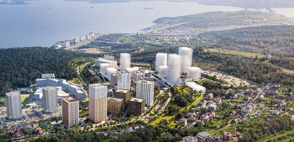 квартира г Владивосток р-н Первомайский ЖК Босфорский Парк 5 фото 2