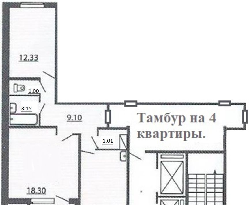квартира г Балашиха мкр Железнодорожный ул Московская 10 Ольгино фото 20