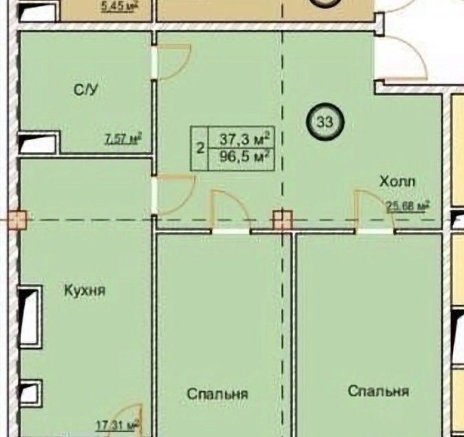 квартира г Нальчик ул Атажукина 11 фото 2