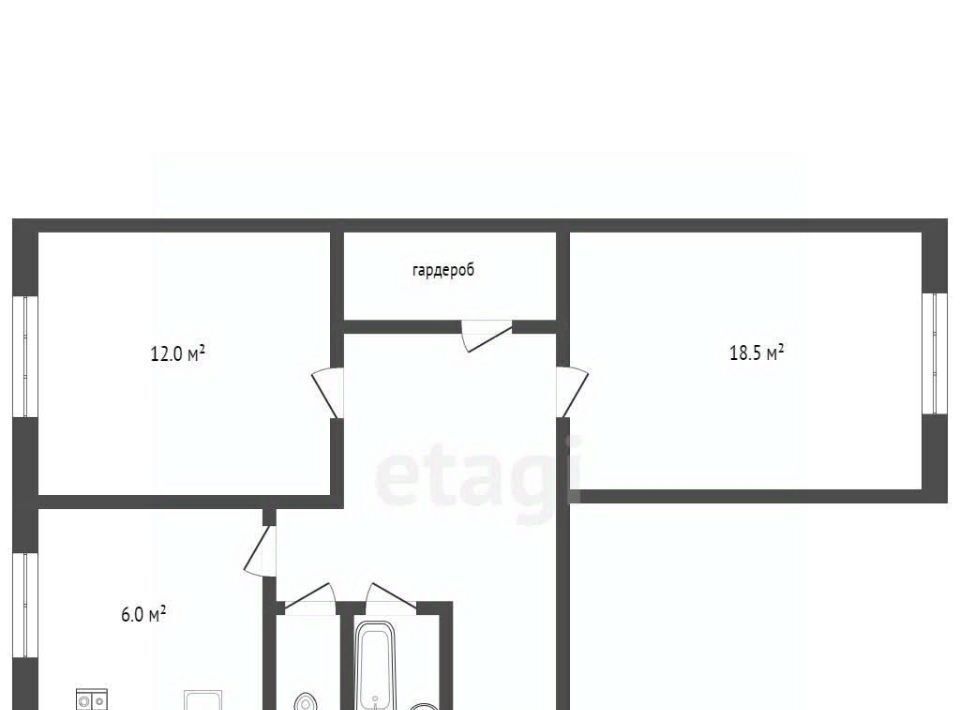 квартира г Хабаровск р-н Железнодорожный ул Хабаровская 27 фото 25