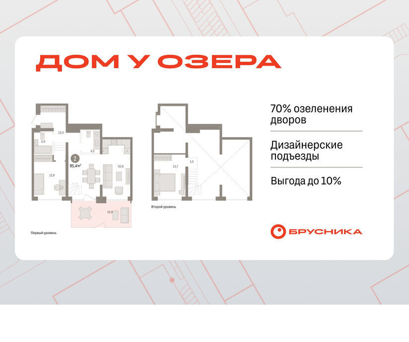 квартира г Тюмень ЖК «Онегин. Дом у озера» Центральный административный округ фото 1
