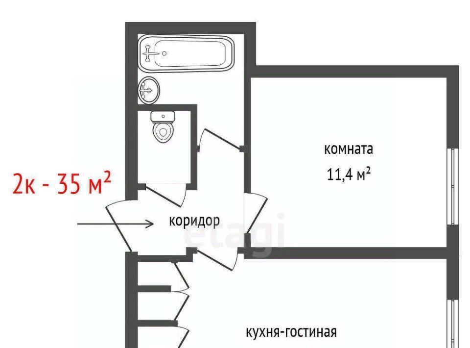 квартира г Екатеринбург р-н Чкаловский Ботаническая ул Умельцев 9 фото 21