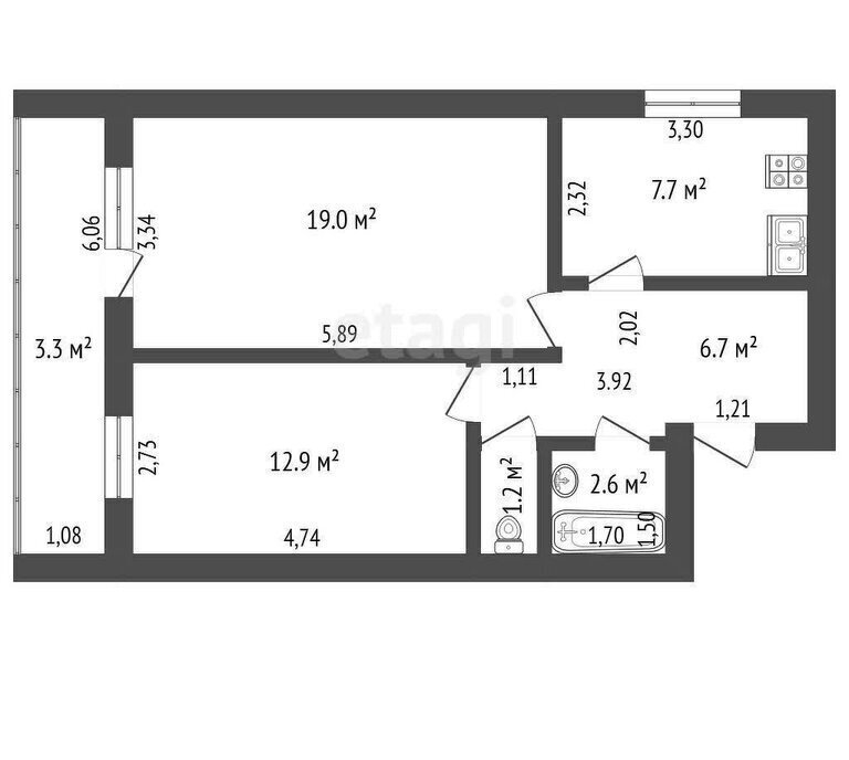 квартира г Стерлитамак ул Менделеева 4 фото 15