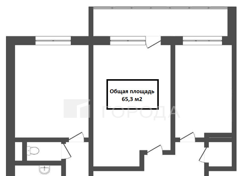 квартира г Томск ЖК Солнечная Долина 3в Герасименко фото 18