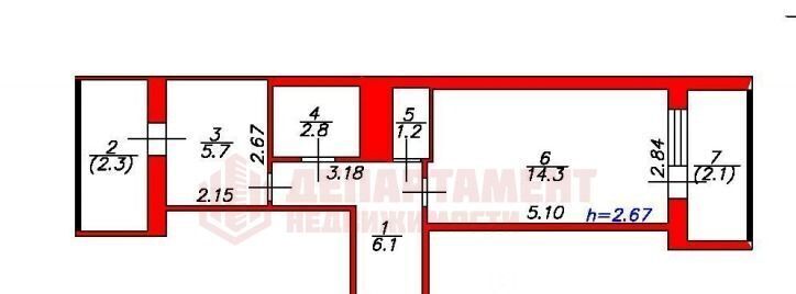 квартира р-н Наримановский г Нариманов ул Набережная 18 фото 18