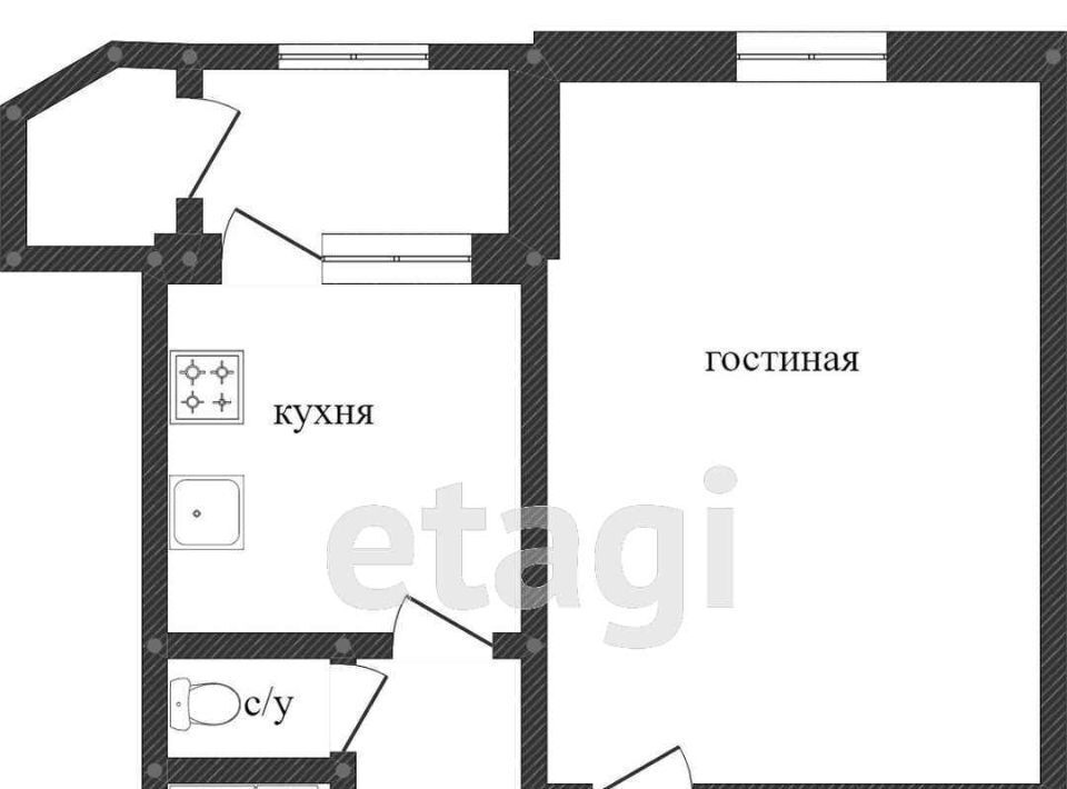 квартира г Сургут пр-кт Комсомольский 11 24-й фото 1