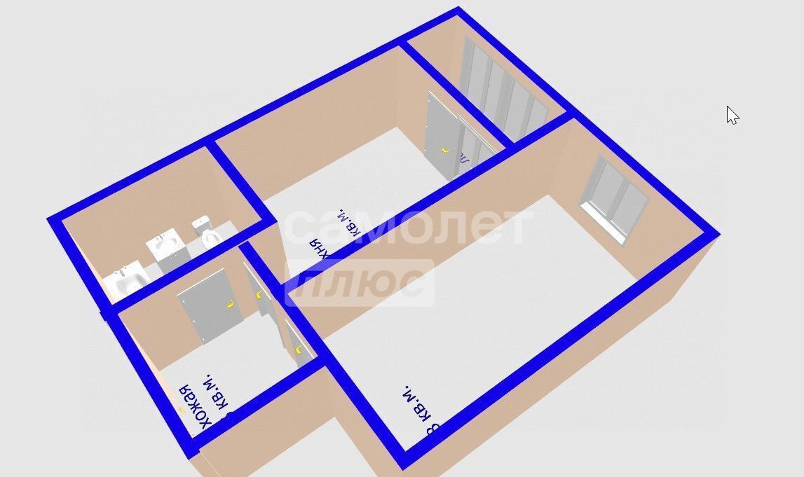 квартира г Пенза Пенза-4 ул Глазунова 10 р-н Октябрьский фото 4