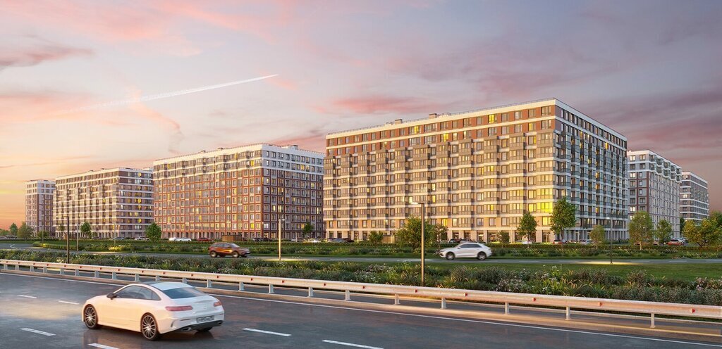 квартира г Санкт-Петербург п Шушары метро Купчино UР-квартал «Новый Московский» фото 1