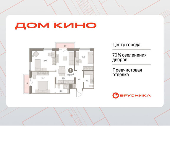 Центральный ЖК «Дом Кино» фото