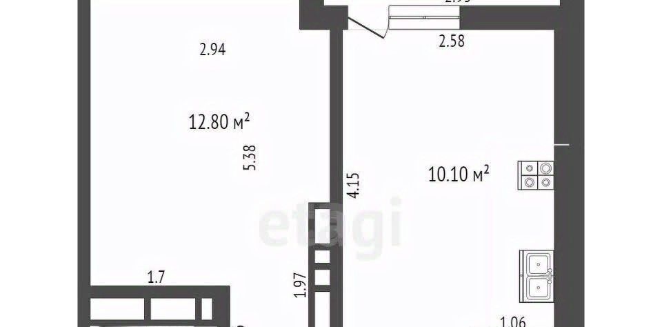 квартира г Батайск ул Ушинского 41к/2 фото 21