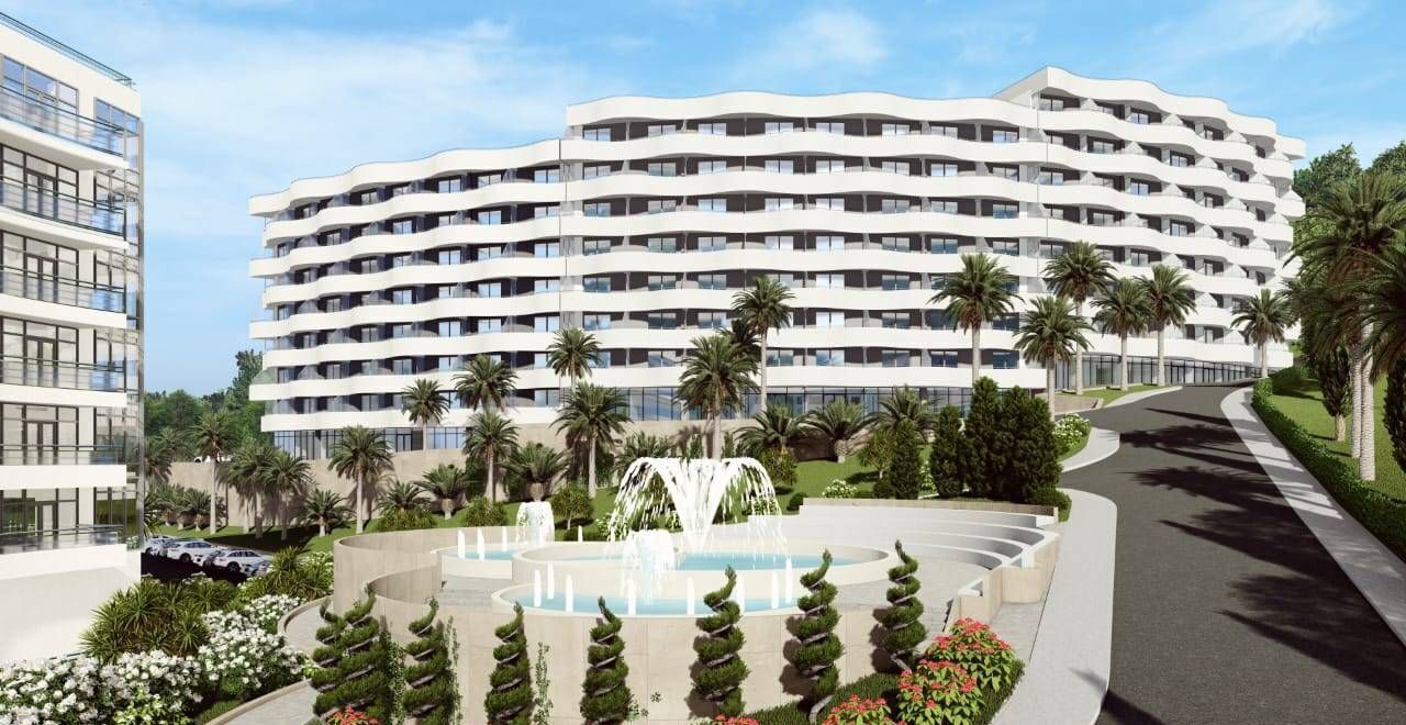 квартира г Сочи р-н Лазаревский ул Туристская с Аше МФК Royal Beach з/у 9 фото 23