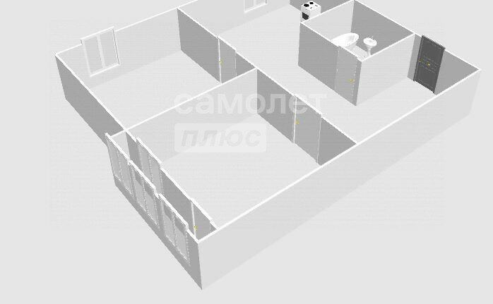 квартира г Октябрьский 35-й микрорайон 10 фото 7