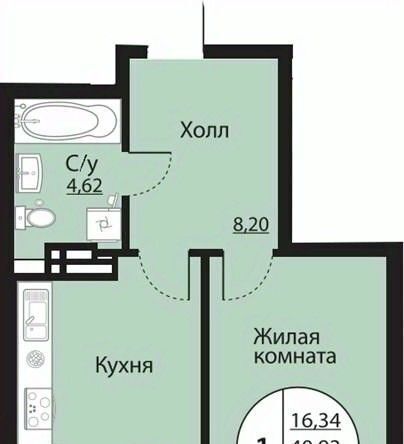 квартира г Воронеж р-н Центральный пр-кт Московский 138 фото 1