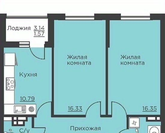 квартира г Воронеж р-н Центральный ул Ломоносова 116б фото 1