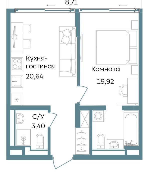 квартира г Саки курортный кластер Темпо фото 1