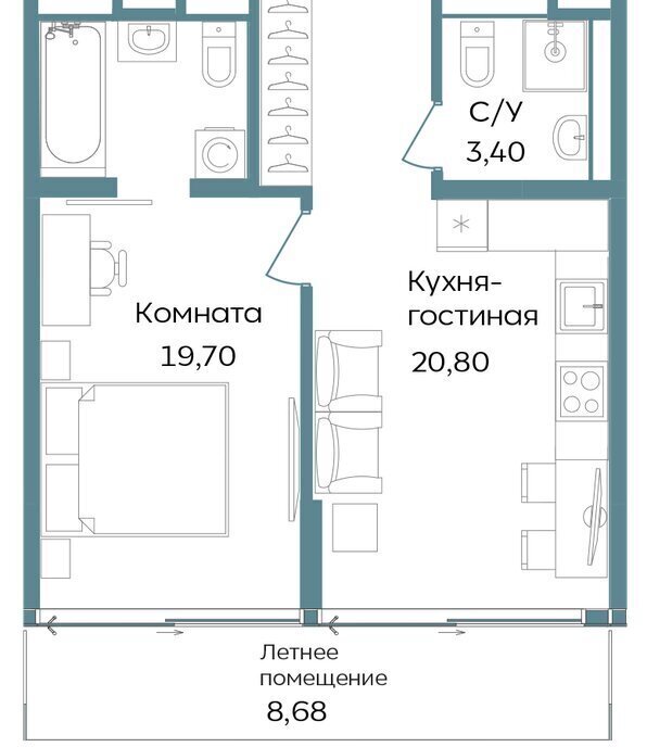 квартира г Саки курортный кластер Темпо фото 1