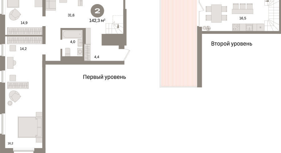 квартира г Екатеринбург р-н Ленинский Чкаловская ул Советских женщин жилой район «Южные кварталы» фото 3