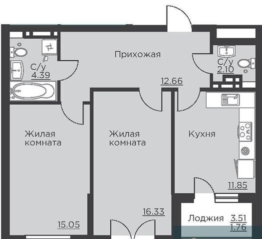 квартира р-н Центральный з/у 116/25 фото