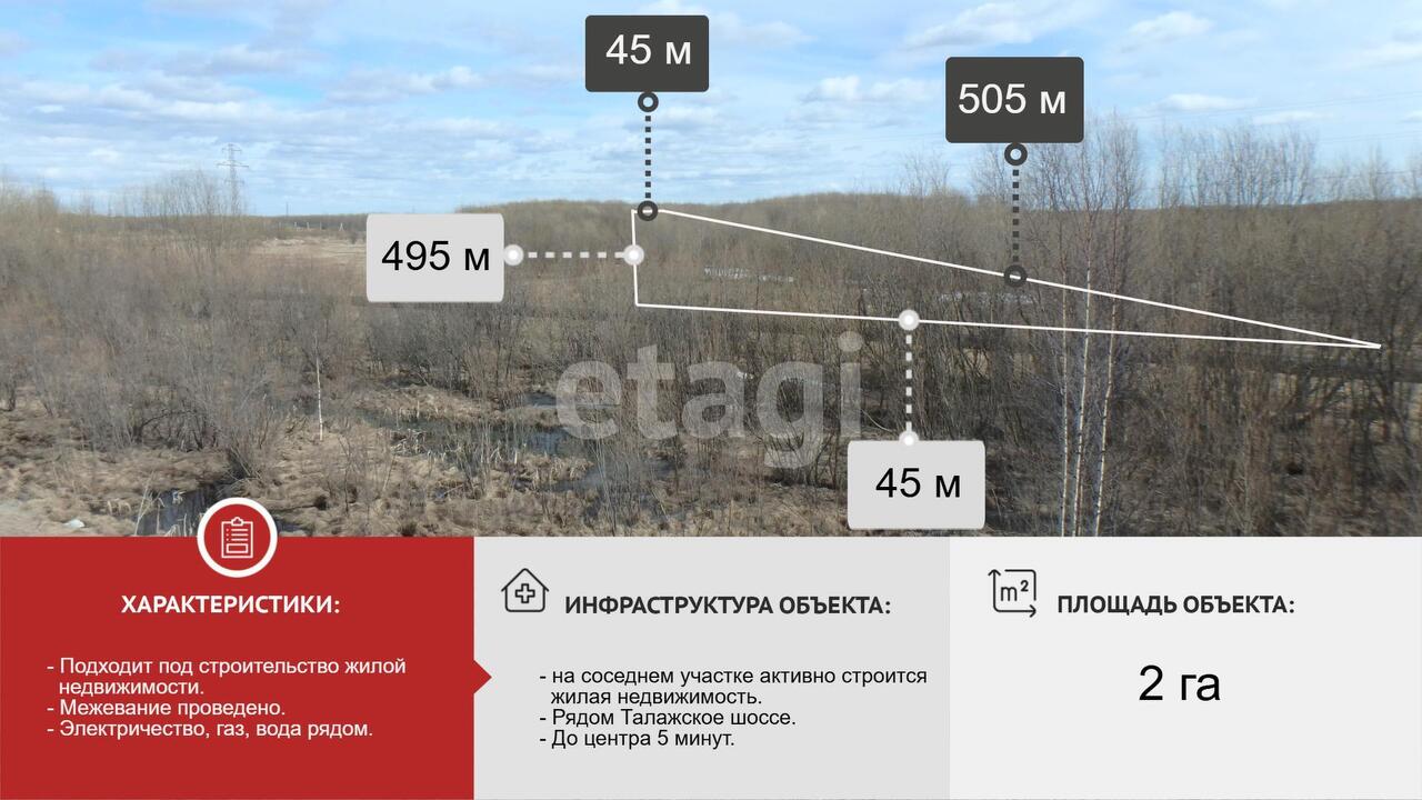 земля г Архангельск ш Талажское фото 1