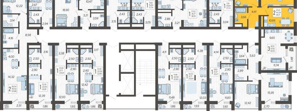 квартира г Сочи микрорайон Бытха Ясногорская улица, 16/2к 7 фото 1