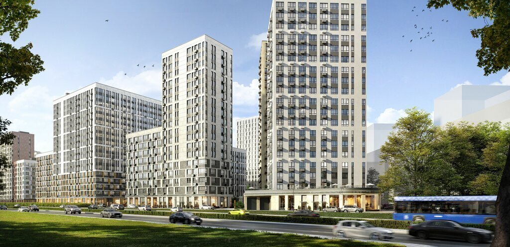 квартира г Москва п Сосенское ЖК Бунинские Кварталы 9/1 метро Коммунарка метро Бунинская аллея ТиНАО фото 8