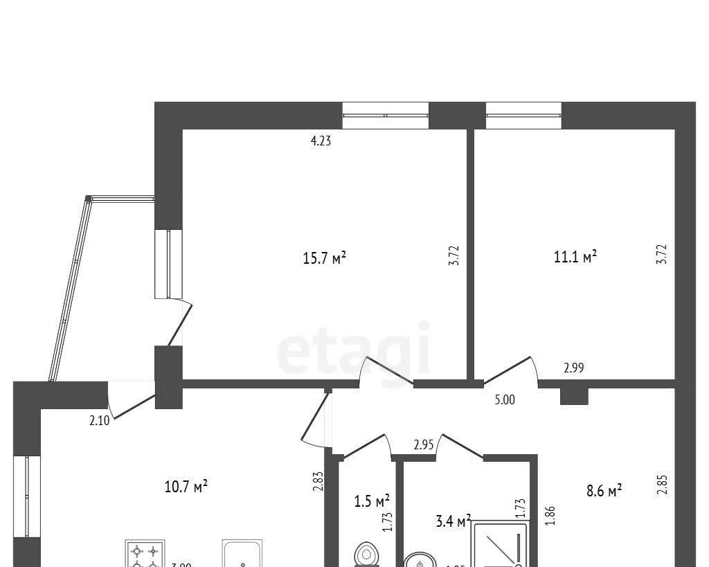 квартира г Феодосия б-р Старшинова 10а фото 17