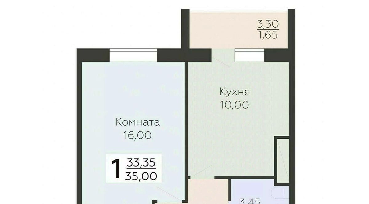 квартира г Всеволожск Южный ЖК Радужный Проспект Большевиков фото 1