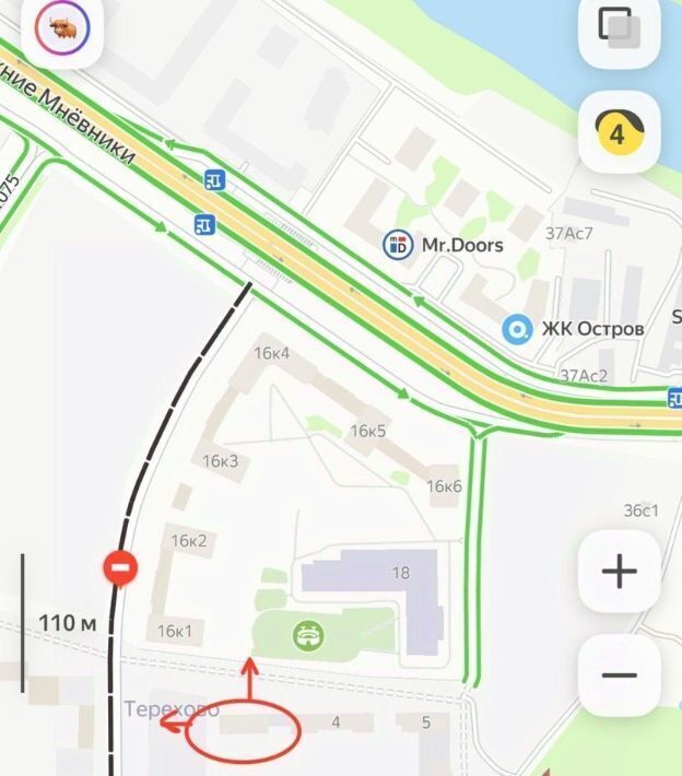 квартира г Москва метро Терехово ЖК «Остров» 3 5-й кв-л фото 7