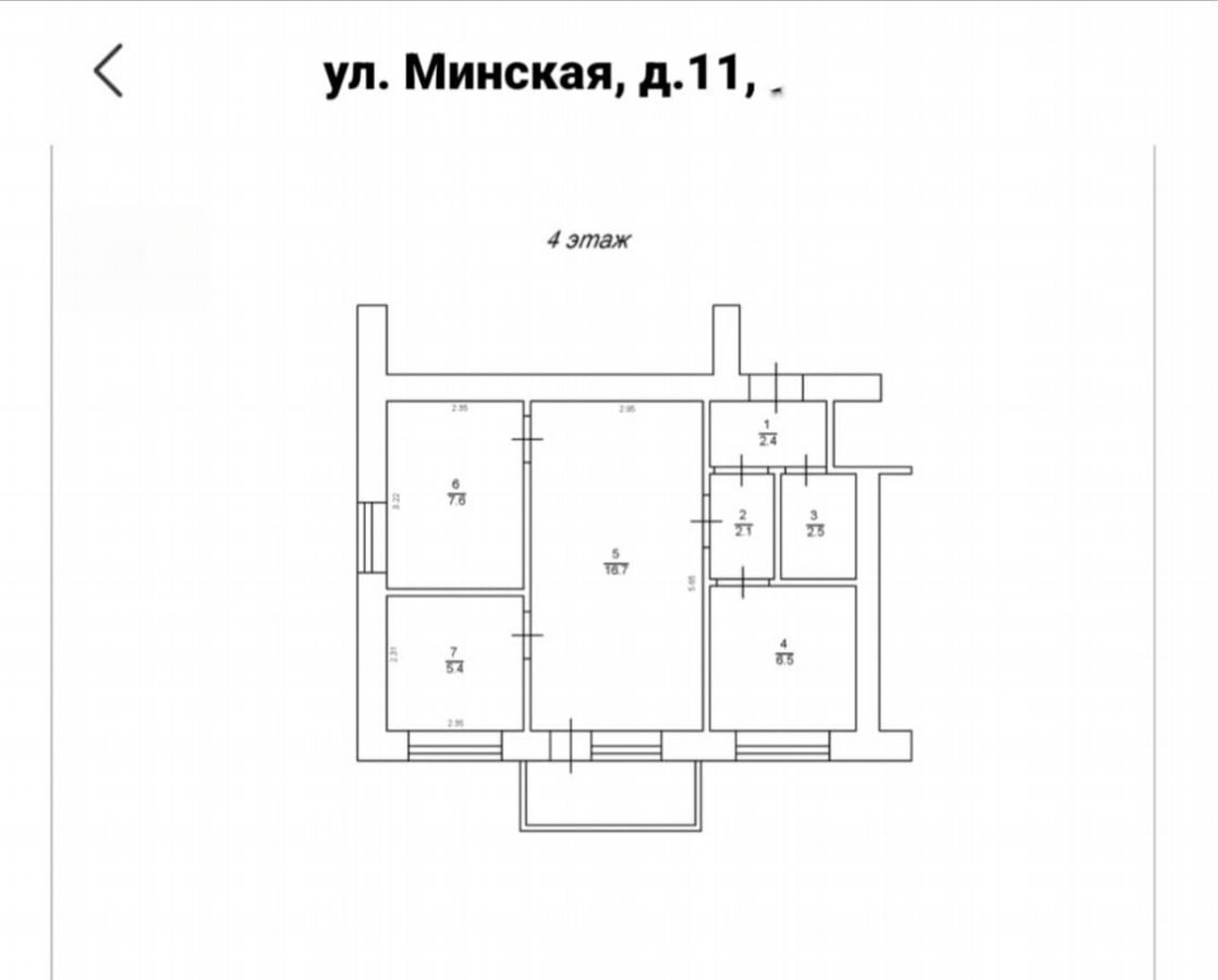 квартира г Воронеж р-н Железнодорожный ул Минская 11 фото 31