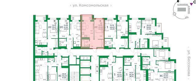 квартира г Уфа р-н Советский ул Комсомольская 8 фото 3