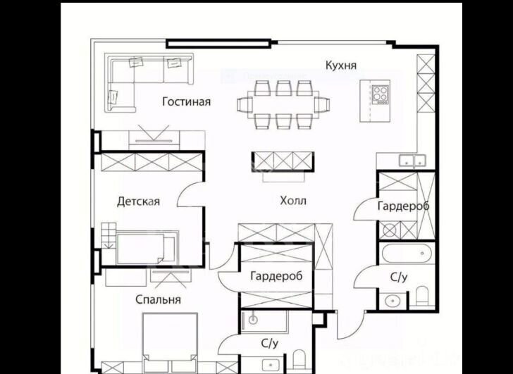 квартира г Москва Давыдково ул Гжатская 5к/2 фото 21