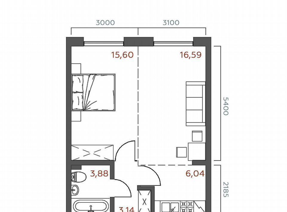 квартира г Иркутск р-н Октябрьский ул 6-я Советская 2 фото 2
