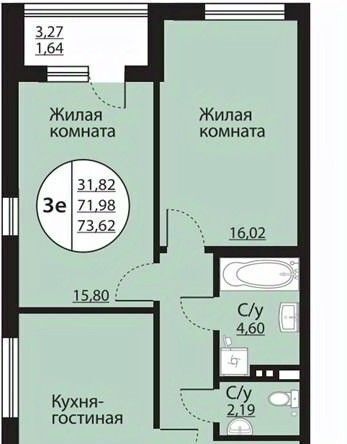 квартира г Воронеж р-н Центральный пр-кт Московский 138 фото 1