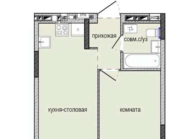 р-н Индустриальный Культбаза ЖК «Ежевика» 10 жилрайон, 8-й мкр фото