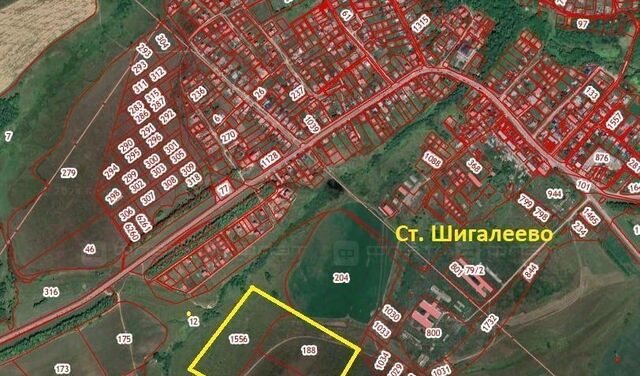 земля с Старое Шигалеево ул Молодежная Шигалеевское с/пос фото