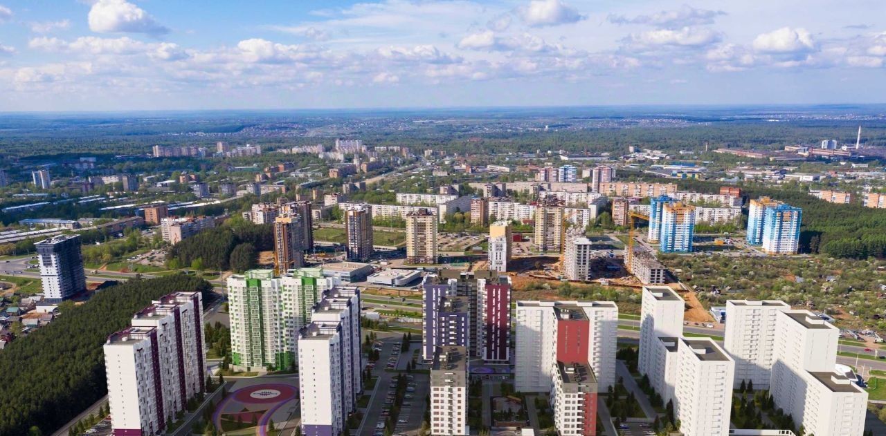 квартира г Ижевск р-н Индустриальный Культбаза ЖК «Ежевика» 10 жилрайон, 8-й мкр фото 5