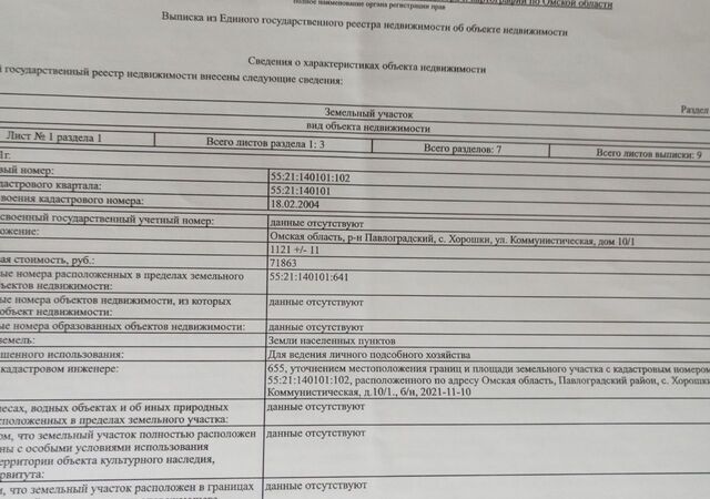 дом с Хорошки ул Коммунистическая 10 Павлоградка фото