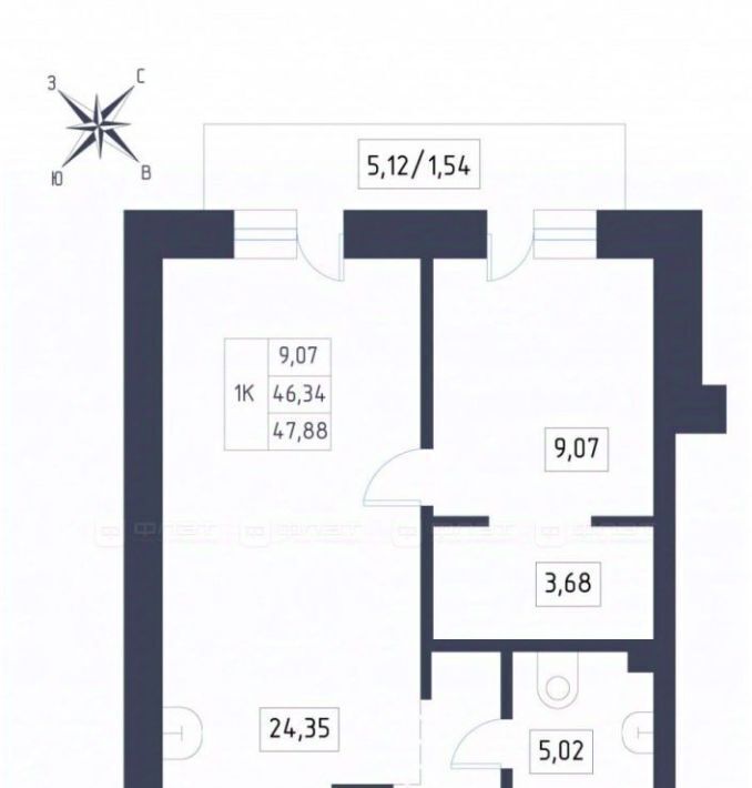 квартира г Казань Кремлёвская ул Тази Гиззата 14а фото 2