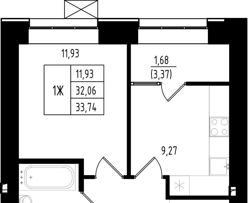 квартира г Казань Авиастроительная ул Михаила Миля 3 фото 1