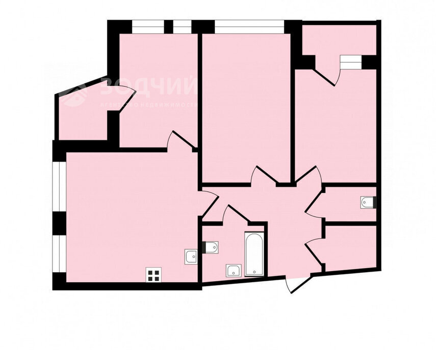 квартира г Чебоксары ул Калинина 25 фото 24