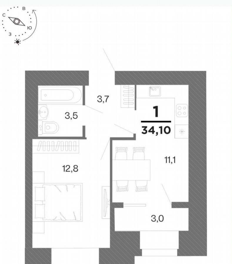 квартира г Рязань р-н Московский ул Интернациональная 2 фото 2