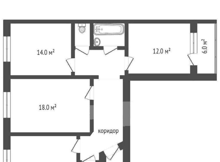квартира г Тольятти р-н Автозаводский ул Автостроителей 98 фото 2