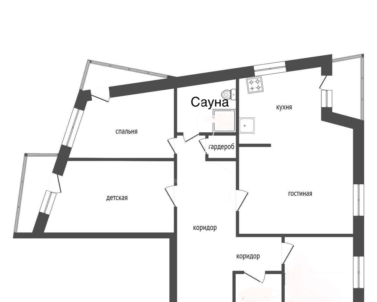 квартира г Красноярск Взлётка ул Авиаторов 23 м-н фото 35